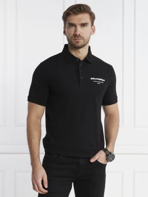 Karl Lagerfeld Polo | Regular Fit czarny