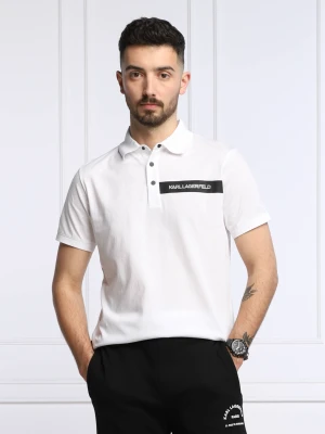 Karl Lagerfeld Polo | Regular Fit biały