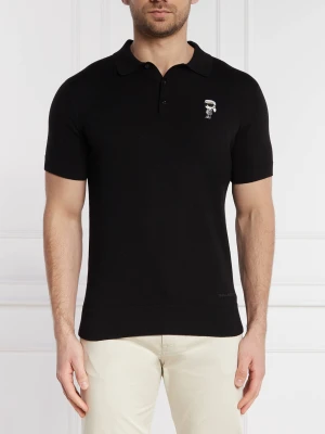 Karl Lagerfeld Polo | Regular Fit czarny