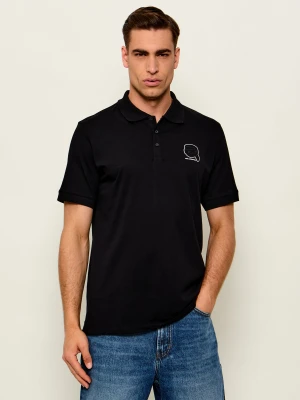 Karl Lagerfeld Polo | Regular Fit czarny