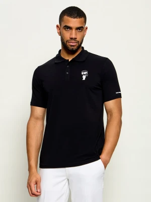 Karl Lagerfeld Polo | Regular Fit czarny