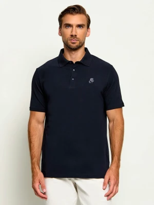 Karl Lagerfeld Polo | Regular Fit granatowy