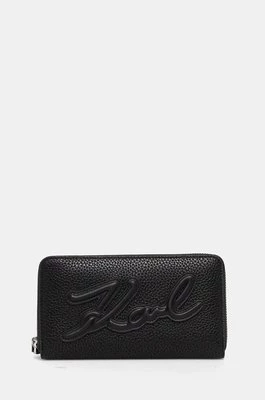 Karl Lagerfeld portfel damski kolor czarny 246W3290