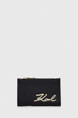 Karl Lagerfeld portfel damski kolor czarny