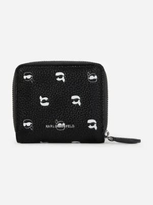Karl Lagerfeld portfel damski kolor czarny A2W32037