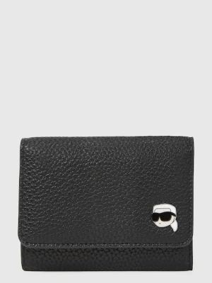 Karl Lagerfeld portfel IKON damski kolor czarny A4W32003