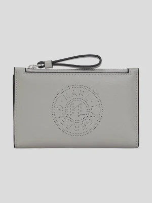 Karl Lagerfeld portfel damski kolor szary A3W32025