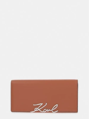 Karl Lagerfeld portfel damski skórzany K/SIGNATURE