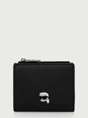 Karl Lagerfeld portfel damski z imitacji skóry czarny