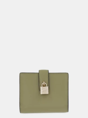 Karl Lagerfeld portfel K/AUTOGRAPH damski kolor zielony B1W32047