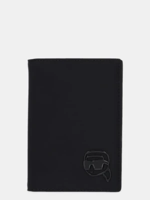 Karl Lagerfeld portfel K/IKON męski kolor czarny A4M32052