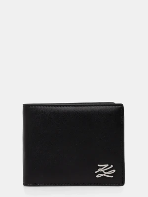 Karl Lagerfeld portfel K/AUTOGRAPH męski kolor czarny A4M32057
