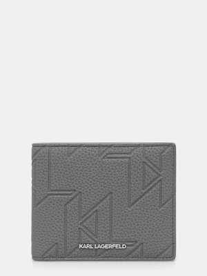 Karl Lagerfeld portfel męski kolor szary A3M30300
