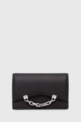 Karl Lagerfeld portfel skórzany damski kolor czarny 245W3210