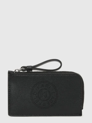 Karl Lagerfeld portfel skórzany K/CIRCLE damski kolor czarny A4W32024
