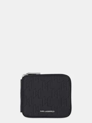 Karl Lagerfeld portfel skórzany K/LOOM męski kolor czarny B1M32050