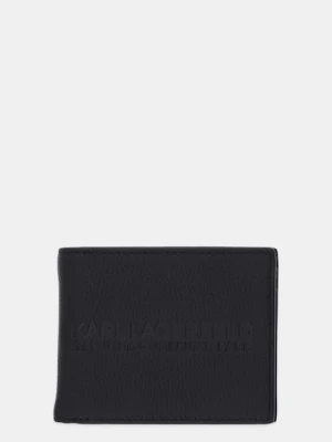 Karl Lagerfeld portfel skórzany K/RSG męski kolor czarny A3M32050