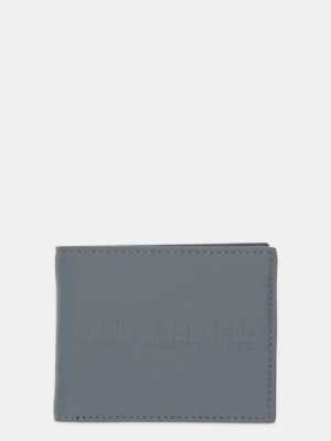 Karl Lagerfeld portfel skórzany K/RSG męski kolor szary A3M32050