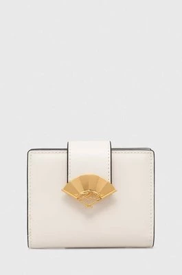 Karl Lagerfeld portfel skórzany kolor biały