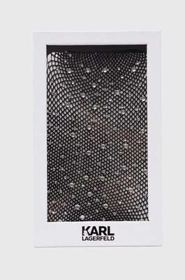 Karl Lagerfeld rajstopy kolor czarny