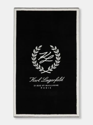 Karl Lagerfeld ręcznik K/HOTEL kolor czarny B1W46088