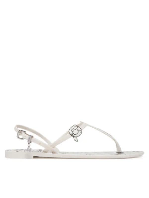 KARL LAGERFELD Sandały Jelly KL80002G Biały