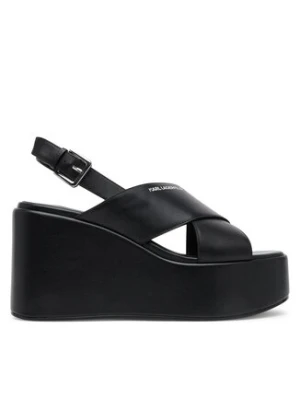 KARL LAGERFELD Sandały KL33325 Czarny