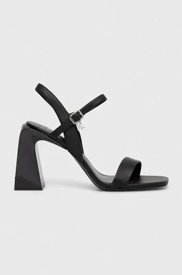 Karl Lagerfeld sandały skórzane ASTRA NOVA kolor czarny KL33124