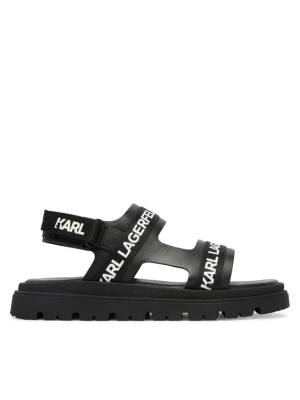 KARL LAGERFELD Sandały Z31176 M Czarny