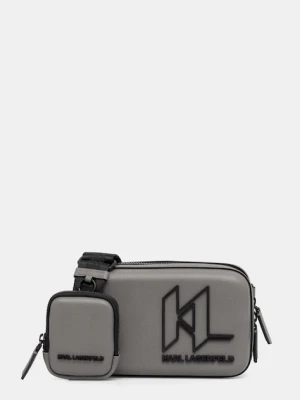 Karl Lagerfeld saszetka K/MONOGRAM kolor szary A1M30114