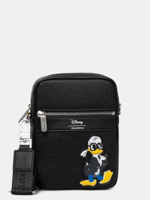 Karl Lagerfeld saszetka KL X DISNEY męska kolor czarny A3M30272