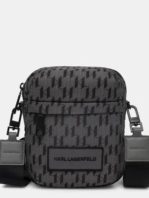 Karl Lagerfeld saszetka K/MONOGRAM kolor szary A1M30412