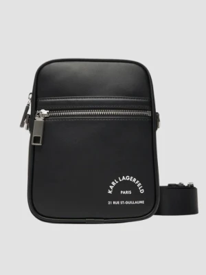 KARL LAGERFELD Saszetka męska czarna z logo