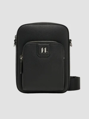 KARL LAGERFELD Saszetka męska skórzana z logo