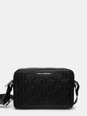 Karl Lagerfeld saszetka skórzana K/LOOM kolor czarny A1M30067