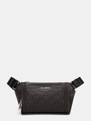 Karl Lagerfeld saszetka skórzana kolor brązowy A1M30004