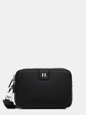 Karl Lagerfeld saszetka skórzana K/MONOGRAM męska kolor czarny A3M30157