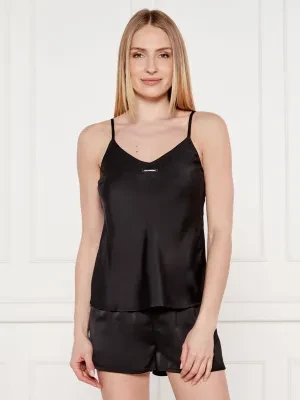 Karl Lagerfeld Satynowa piżama | Regular Fit