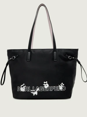 Karl Lagerfeld Shopperka Ikon Choupette czarny