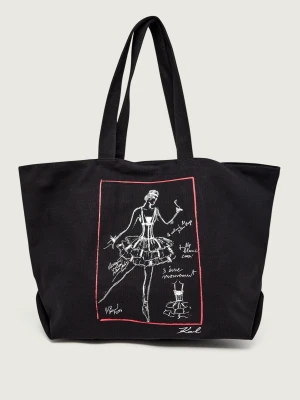 Karl Lagerfeld Shopperka K / Ballet czarny