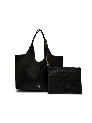Karl Lagerfeld Shopperka + saszetka Ikon Grainy Soft