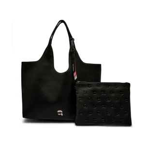 Karl Lagerfeld Shopperka + saszetka Ikon Grainy Soft