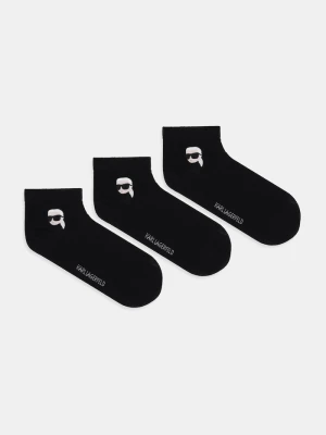 Karl Lagerfeld skarpetki 3-pack czarny