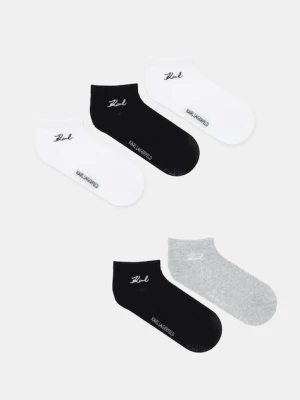 Karl Lagerfeld skarpetki 5-pack kolor czarny A4W47035