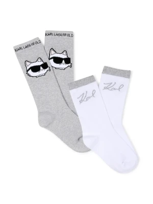 Karl Lagerfeld skarpetki dziecięce z bawełną 2-pack