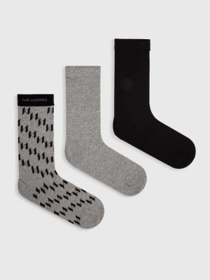 Karl Lagerfeld skarpetki K/MONOGRAM 3-pack