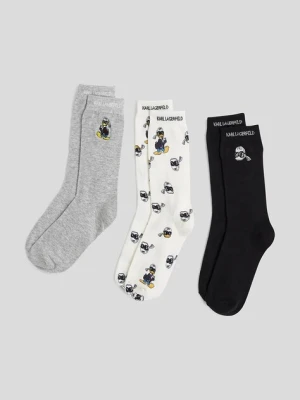 Karl Lagerfeld skarpetki KL X DISNEY 3-pack damskie kolor multicolor A3W47051