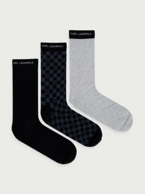 Karl Lagerfeld skarpety męskie 3-pack czarny