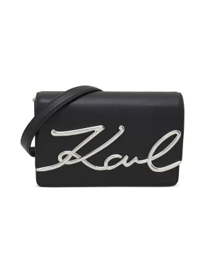 Karl Lagerfeld Skórzana listonoszka signature