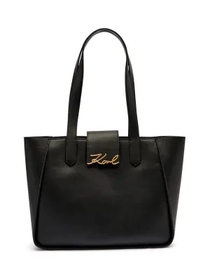 Karl Lagerfeld Skórzana shopperka k/signature